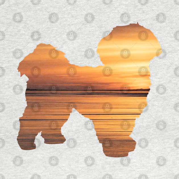 Shih Tzu Sunset by Rumble Dog Tees